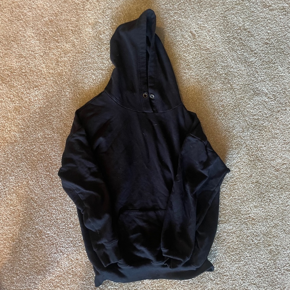 black hoodie
